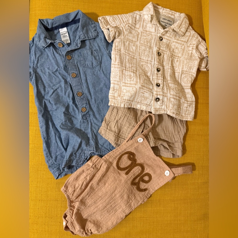 Set of Three Summer Baby Outfits (12 Months)